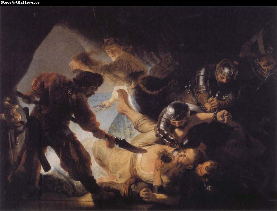 REMBRANDT Harmenszoon van Rijn The Blinding of Samson